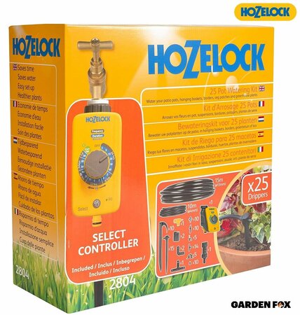 Hozelock 25 Pot Automatic Watering Kit w/ Sensor Plus Timer 2804