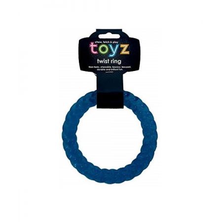 Pet Face Toyz Twist Ring Blue