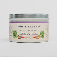 Plum & Rhubarb Candle - Large Tin  241g