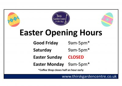 Easter Weekend Opening Hours