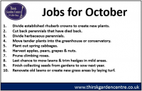 October Jobs for the Month