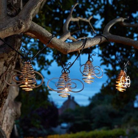 10 Bee Solar String Lights - image 1