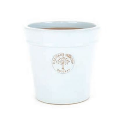 heritage plant pots white