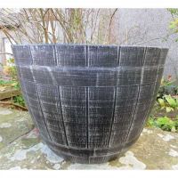 Barrel Planter 39 X 23cm Slate Grey