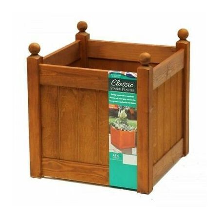 Beech Stained Planter 460