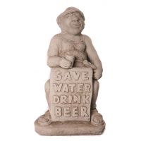 Beer Man Stone Ornament
