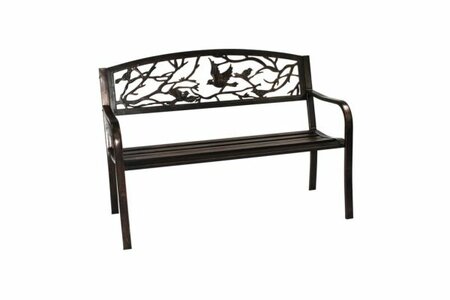 BENCH BIRD BACK METAL