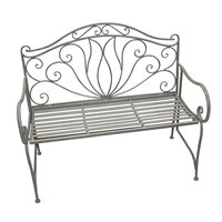 BENCH GREY RICHMOND 104cm