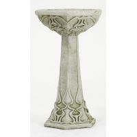 Bird Bath Art Deco Stone Ornament