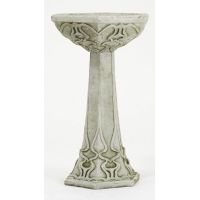 Bird Bath Art Deco Stone Ornament