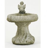 Bird Bath Kiss Of Sun Stone Ornament