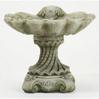 Bird Bath Spiral Stone Ornament