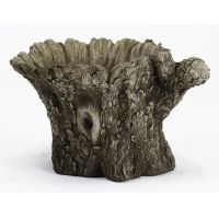 Bird Bath Tree Trunk Stone Ornament