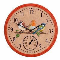 BIRDWOOD CLOCK 12IN