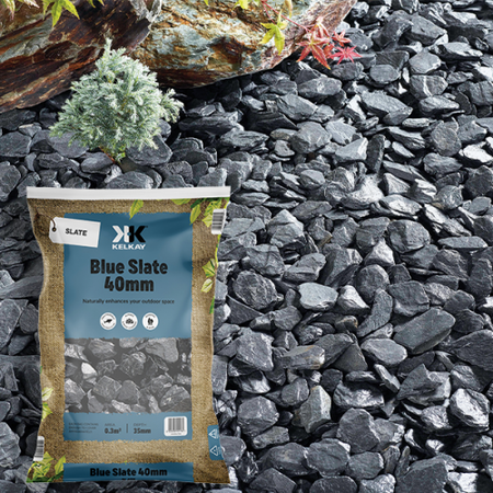 BLUE SLATE CHIPPINGS KELKAY 40mm