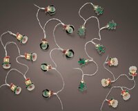 BO MICRO STRING SNOWMAN/BELL/MUSHROOM/SANTA 190cm