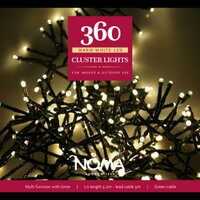 CLUSTER 360 WARM WHITE LIGHTS 5.2M