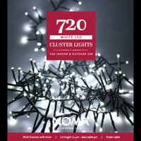 CLUSTER 720 WHITE LIGHTS 10.4m