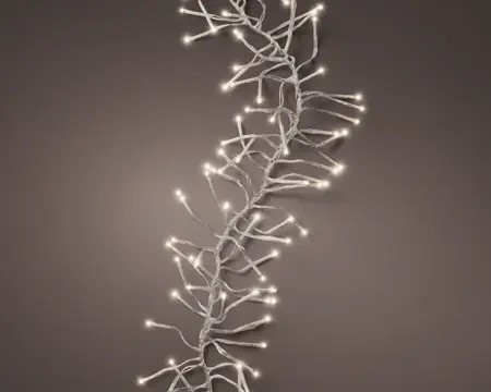 CLUSTER 768 WARM WHITE/TRANS CABLE LIGHTS 6M - image 1