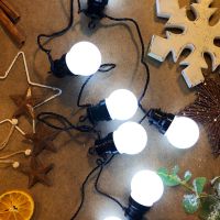 FESTOON WHITE 20 LIGHTS CONNECTABLE