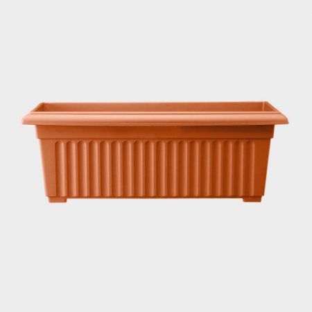 Corinthian Trough 70cm Terracotta