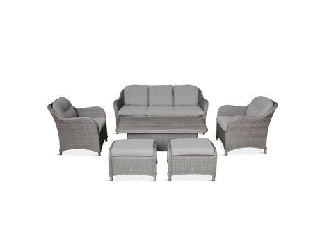 CORSICA SOFA SET W/ADJUSTABLE TABLE