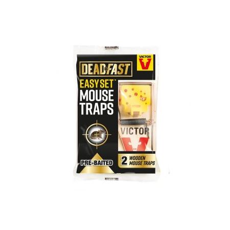 Deadfast Easy Set Mouse Trap Twin Pack