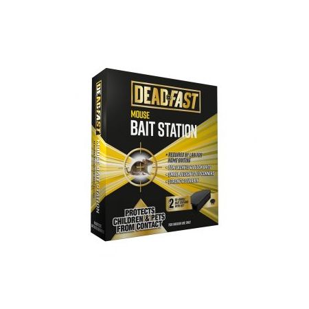 Deadfast Mouse Bait Station Twin Pack