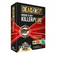 Deadfast Mouse & Rat Killer Plus 15 Sachets