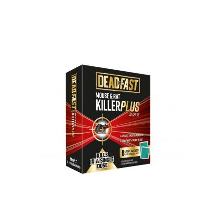 Deadfast Mouse & Rat Killer Plus 8 Sachets