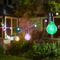 Decor Festoon LV String Lights, Multi Coloured - Set of 20 - image 2