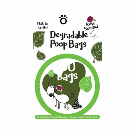 Degradable 50 Pack Scented Poop Bags