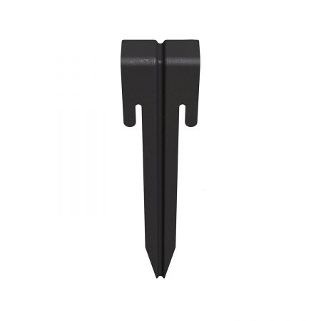 Edging Stakes 27Cm 3 Pack Black - image 1