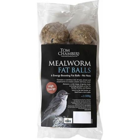 Fat Balls 6 Pack Mealworm No Net