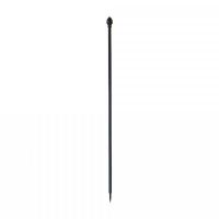 Fence Post, Black. 116Cm