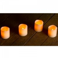 Flameless LED Pillar Candle, 4 pack - image 4