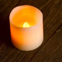 Flameless LED Pillar Candle, 4 pack - image 2