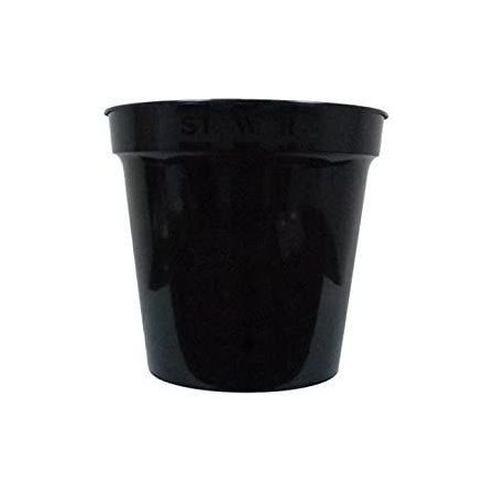 Flower Pot Black 10In