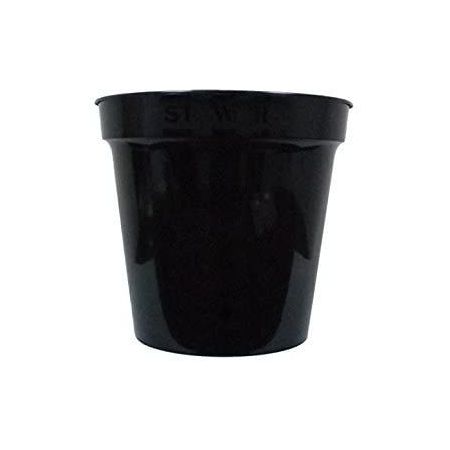 Flower Pot Black 7In