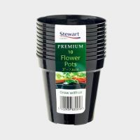 Flower Pot Multi Packs Black 3In