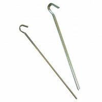 Garden Pegs Galvanised Rod 10 Pack - image 2
