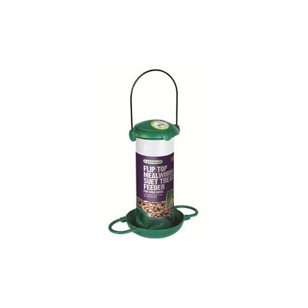 Gardman Flip Top Mealworm and Suet Treat Feeder