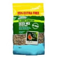 Gardman No Grow Seed Mix 2kg + 25% Extra Free