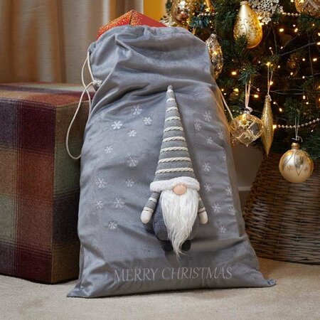 GIFT SACK WITH GONK GREY 70cm