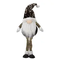 GLAM GONK BLACK & GOLD 52cm