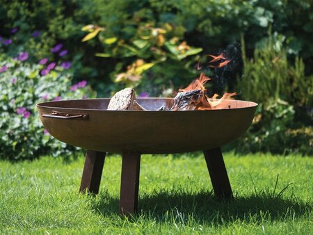 GLASTO FIRE PIT W/LEGS 55CM