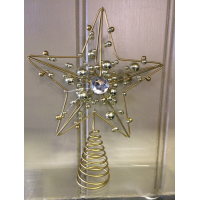 Gold Star with Jewel Tree Topper