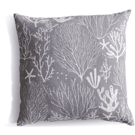 GREY CORAL SCATTER CUSHION LEISUREGROW