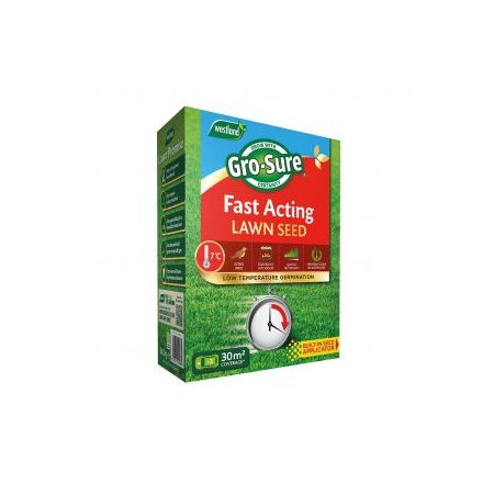 Gro-Sure Fast Acting Lawn Seed 30M2
