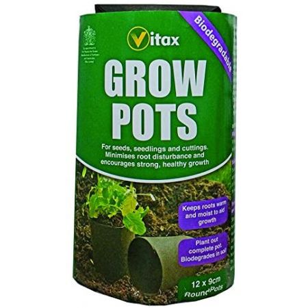 Grow Pots 9Cm Round 12 Pack